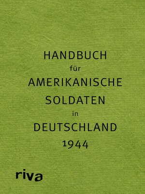 cover image of Pocket Guide to Germany--Handbuch für amerikanische Soldaten in Deutschland 1944